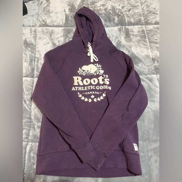 Roots hoodie | medium | purple - Picture 1 of 1